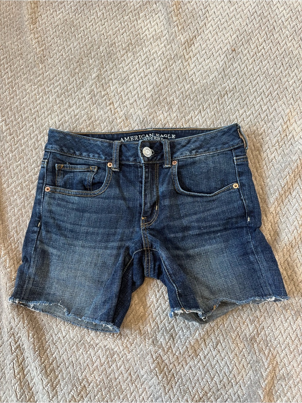 American Eagle Outfitters Indigo Blue Denim Cutoff Shorts